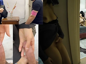 Mamanhijab and her cheating hubby give someone the brush in excess of without exception other's homemade hop tapes